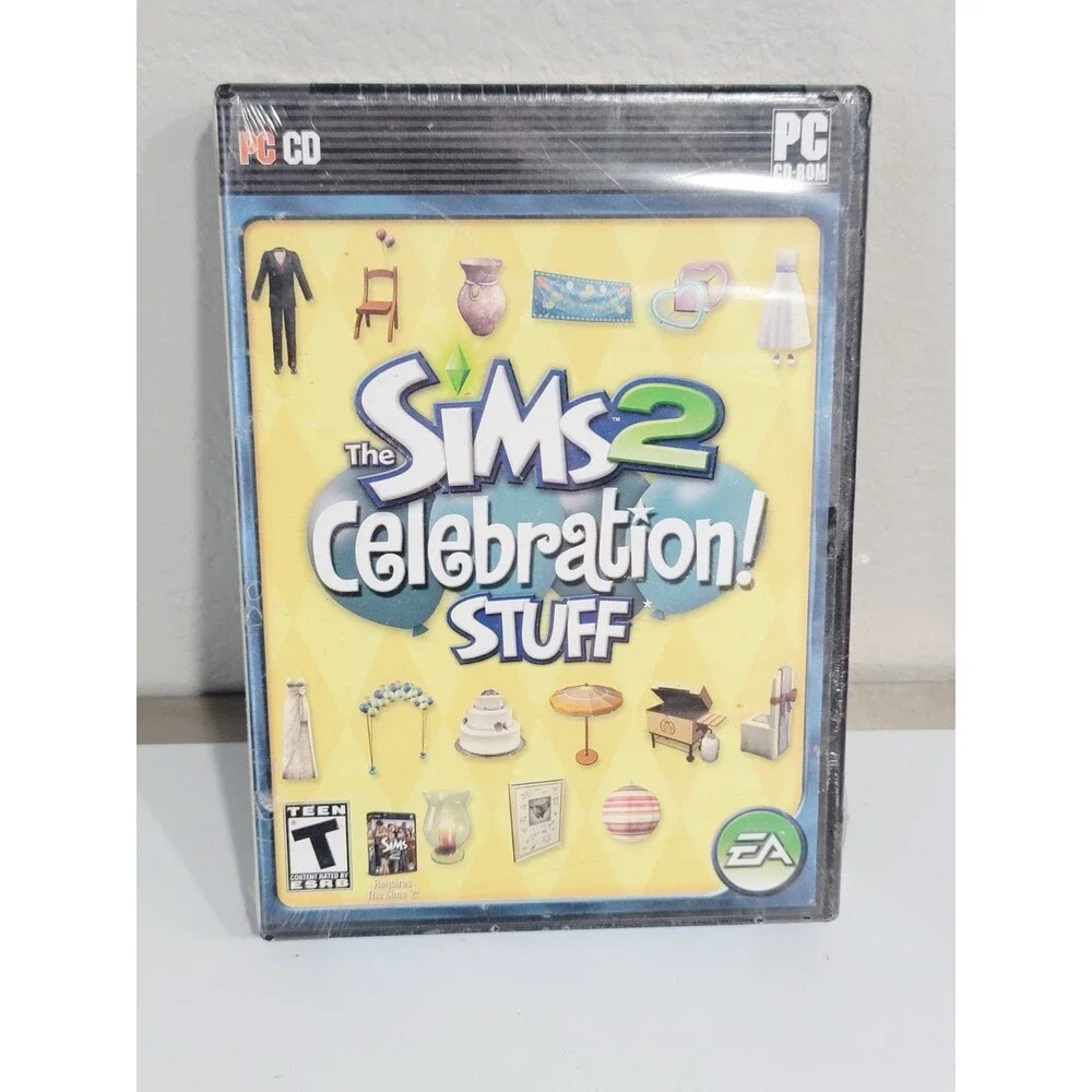 The Sims 2 Celebration Stuff PC Game 2007 NEW SEALED Factory Wrapped Rare